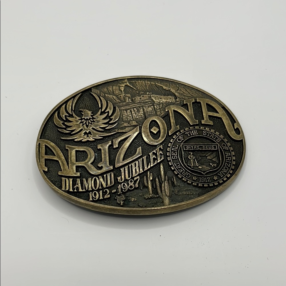 Arizona Diamond Jubilee Belt Buckle